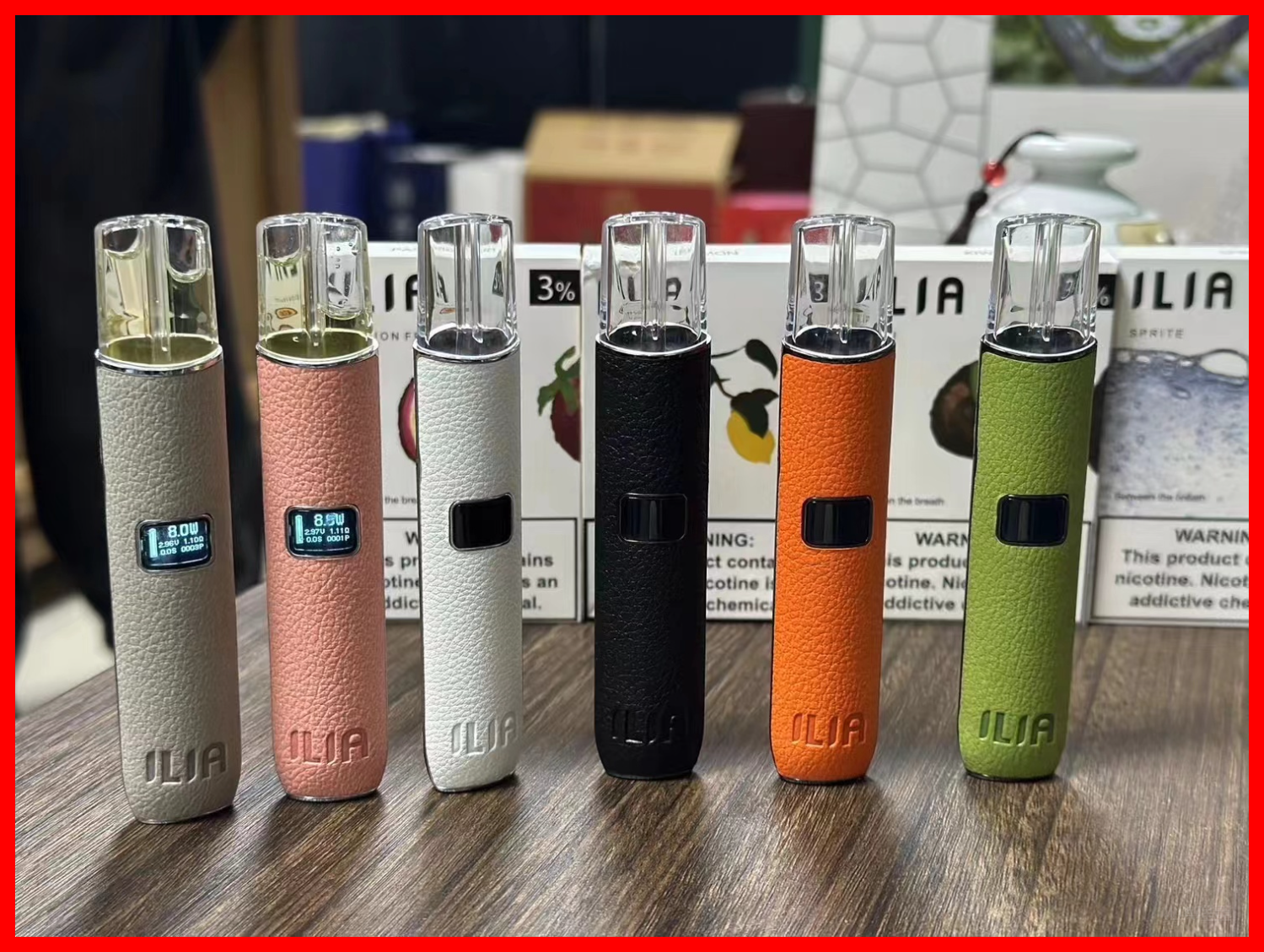 ILIA哩亞電子煙通用一代皮革主機【奶油藍】